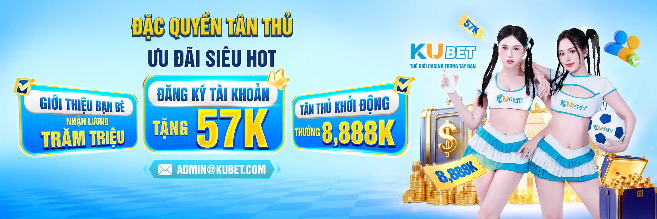 KUBET TẶNG CODE TÂN THỦ 57K